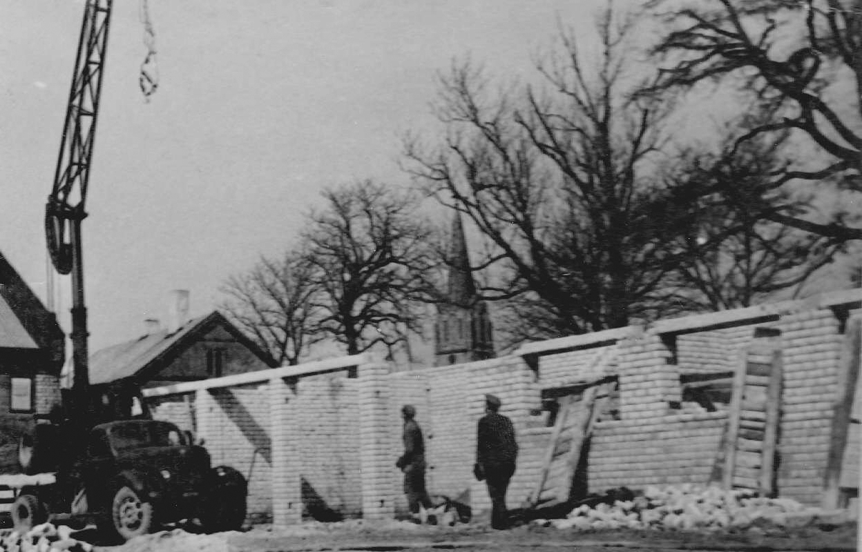 Liepājas celtniecības skolas celšana - vēlāk Liepājas Būvamatniecības vidusskola