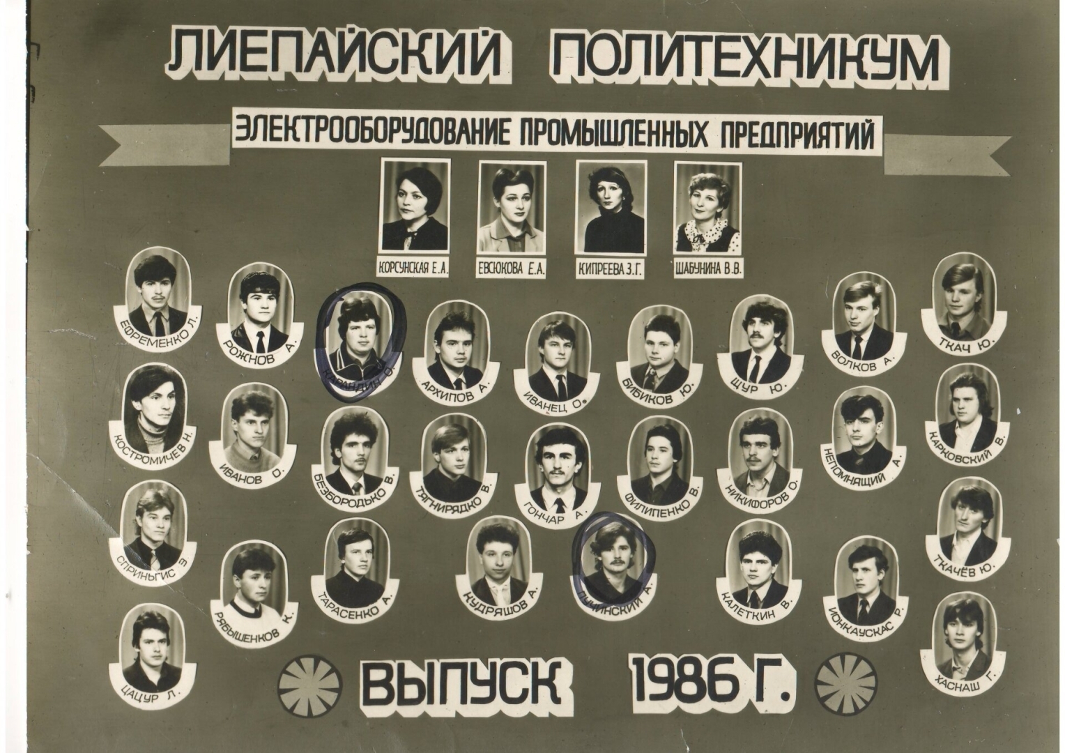 Liepājas Politehnikums 1986. gads