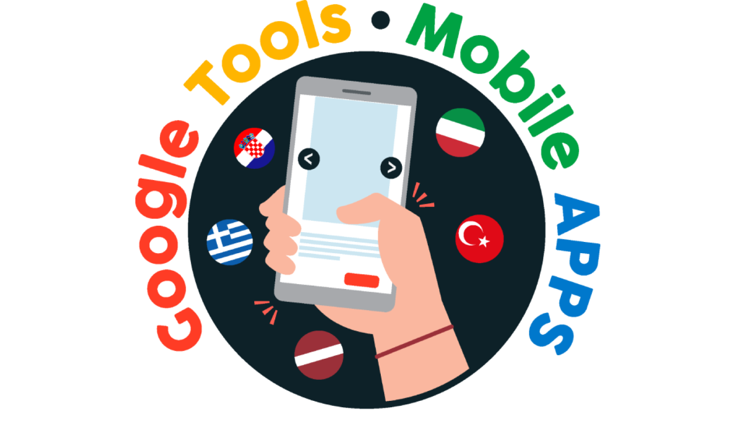 Google tools, mobile apps logo